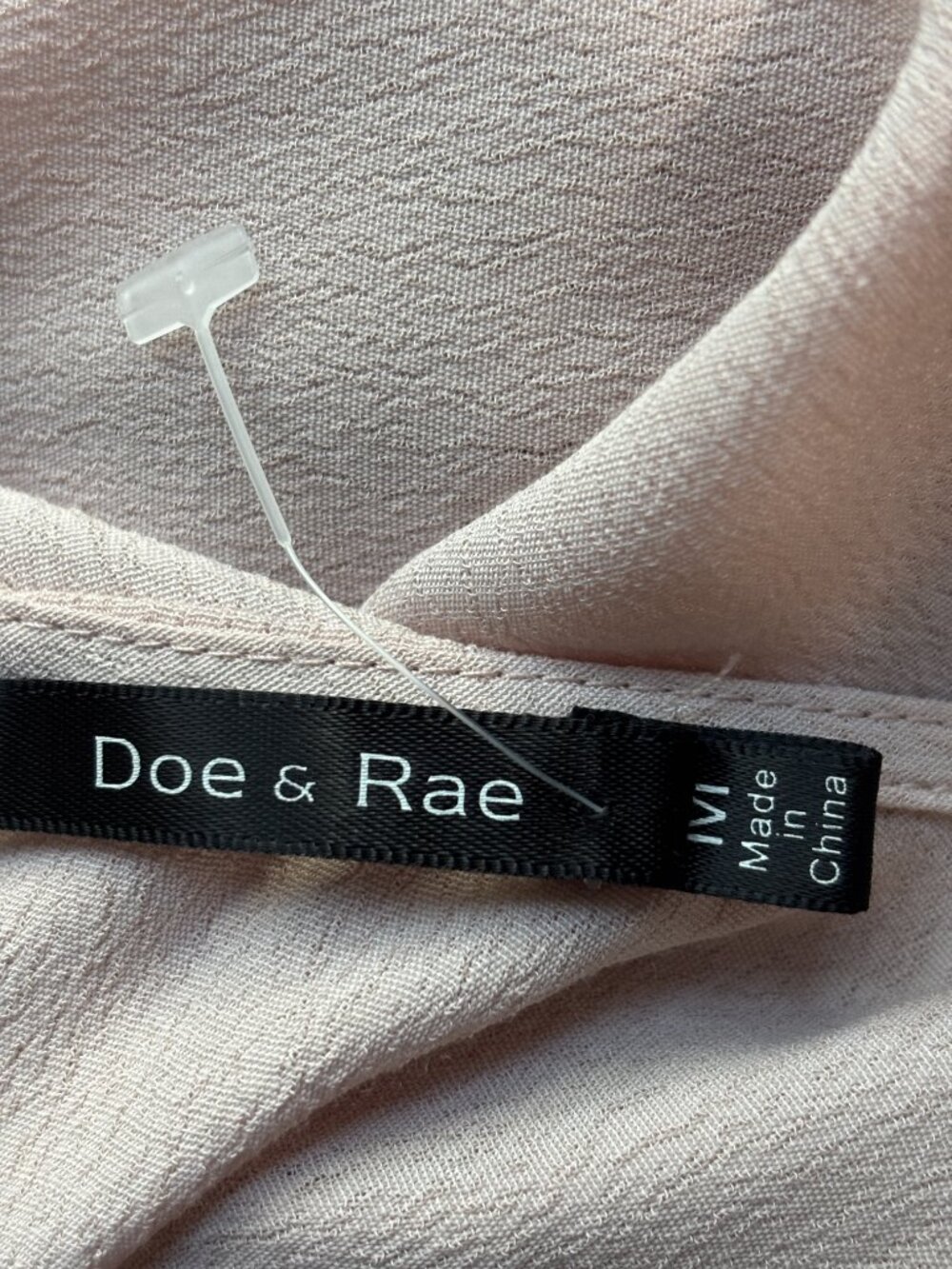 Doe & Rae Blush Swing Tunic Ruffle Sleeve  Size Medium NWT - Picture 6 of 8